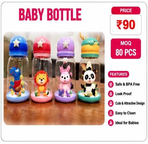 Baby Water Bottle – BPA Free Leak Proof Kids Bottle