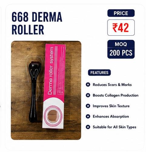 668 Derma Roller – Skin Rejuvenation Microneedle Roller