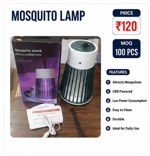 Mosquito Lamp – USB Rechargeable Mosquito Killer Lamp